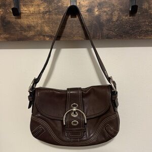 Coach vintage brown soho buckle shoulder bag F06D-F10188